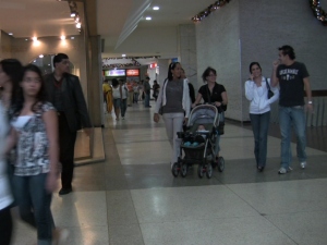 People at a Caracas Mall